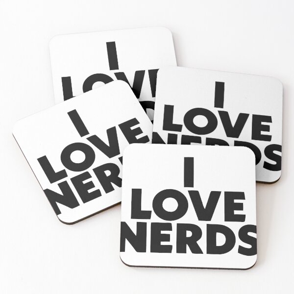 Item preview, I LOVE NERDS designed and sold by TrendyTweets.