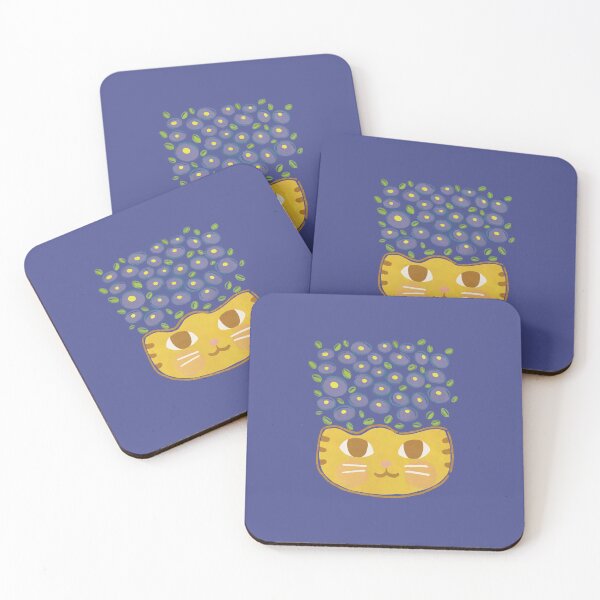 Item preview, Cat and Flowers designed and sold by iriafung.