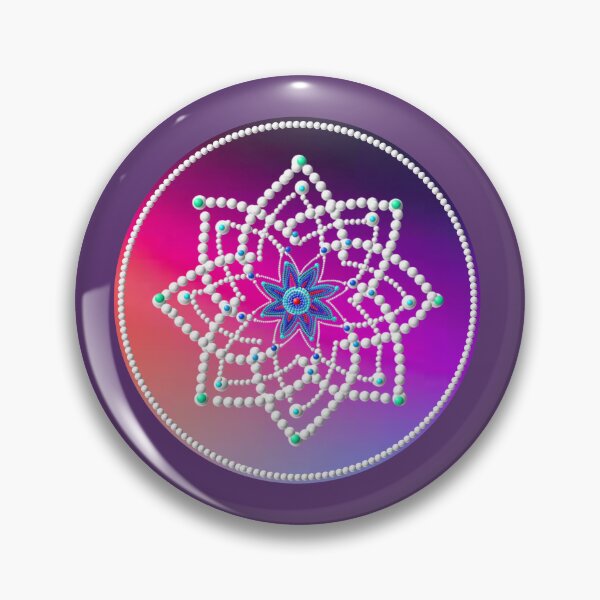 Item preview, Hridaya kamalam kolam/muggu/Rangoli -  Purple Color designed and sold by ShreecreatE.