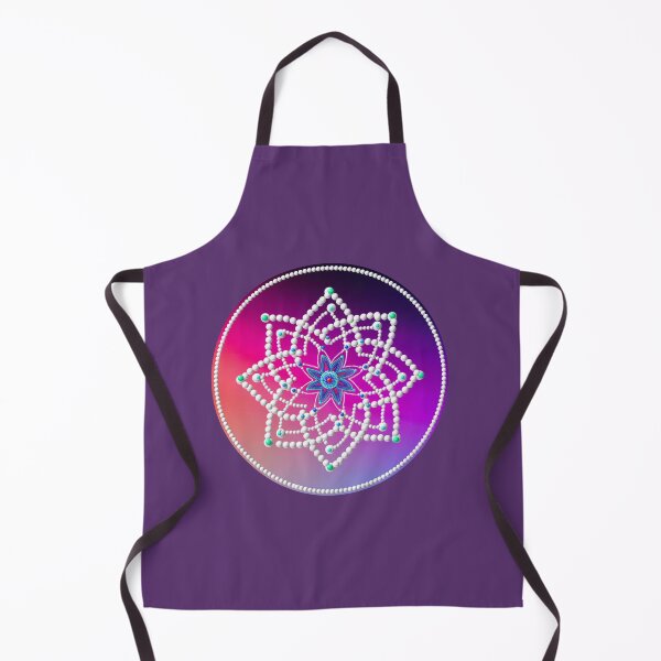 Item preview, Hridaya kamalam kolam/muggu/Rangoli -  Purple Color designed and sold by ShreecreatE.