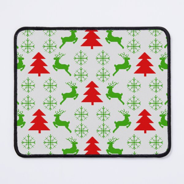 Item preview, Festive Pixel Parade: Reindeer, Tree, Snowflake No 2 designed and sold by Fun Funky Designs.
