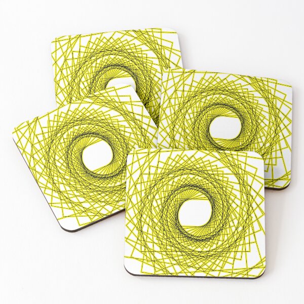 Item preview, Abstract geometric pattern - yellow. designed and sold by K.S ART.