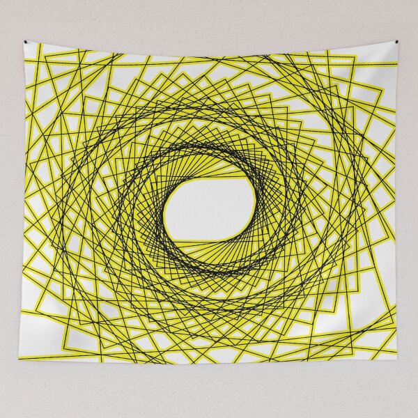Item preview, Abstract geometric pattern - yellow. designed and sold by K.S ART.