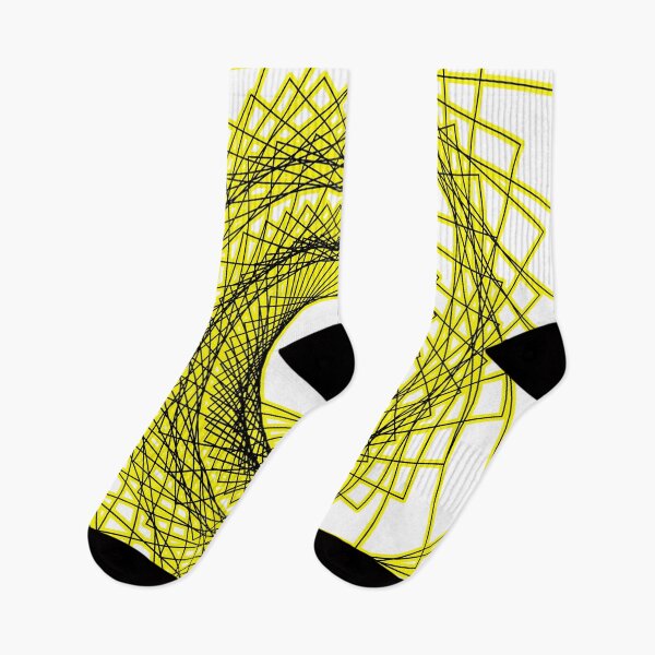Item preview, Abstract geometric pattern - yellow. designed and sold by K.S ART.