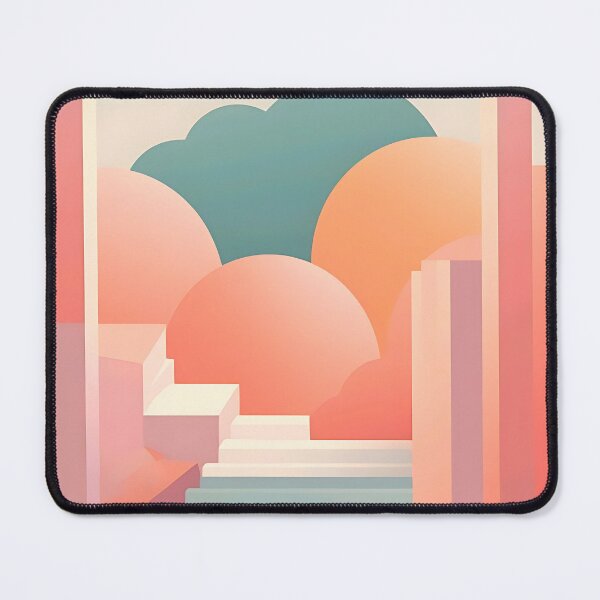 Item preview, Stairway to Skies: Pink and blue cloudscape designed and sold by ArrangedDesigns.
