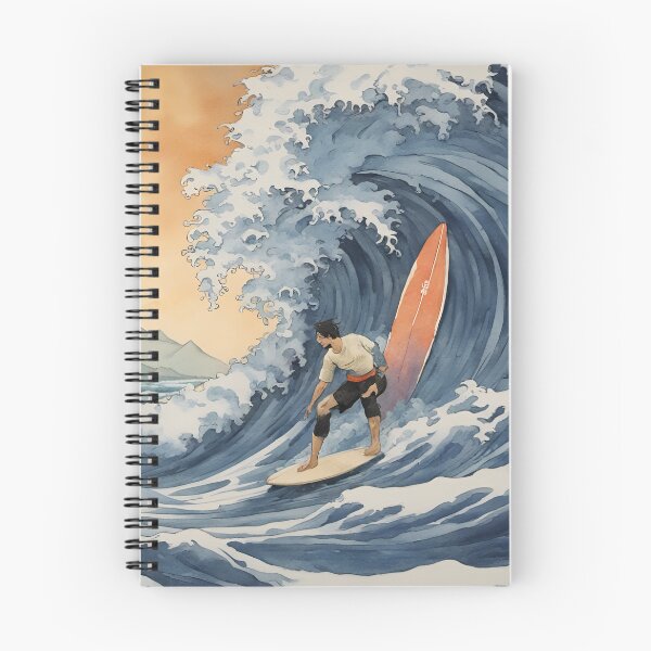 Item preview, Surfing The Great Wave Off Kanagawa designed and sold by Ameiva-Apparel.
