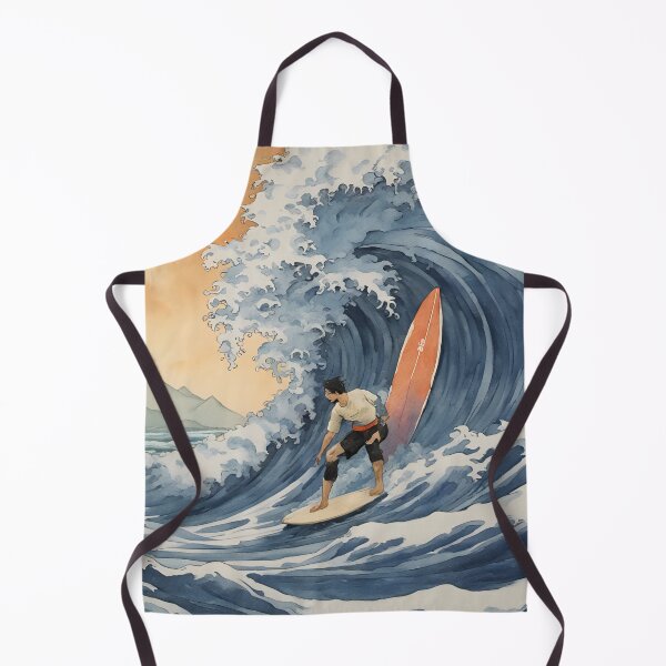 Item preview, Surfing The Great Wave Off Kanagawa designed and sold by Ameiva-Apparel.