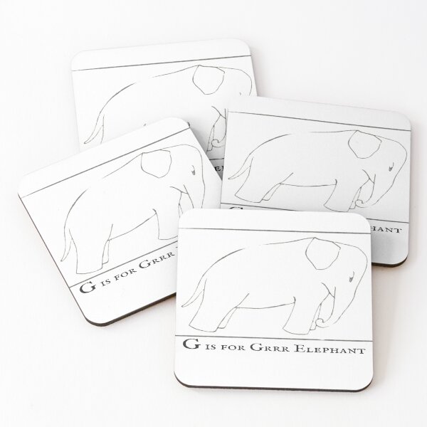 Item preview, G es para Grrr Elefante designed and sold by McClellandChase.