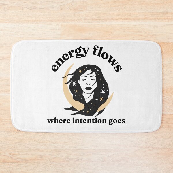 Item preview, Energy Flows Where Intention Goes Manifestation Quote designed and sold by sleekartist.