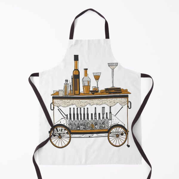 Item preview, Bar Cart Art bar cart art wall art home decor designed and sold by TaevasDesign.
