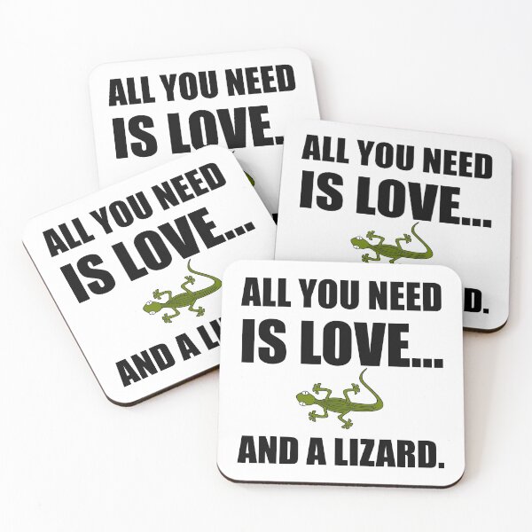 Item preview, All You Need Is Love And A Lizard designed and sold by TheBestStore.