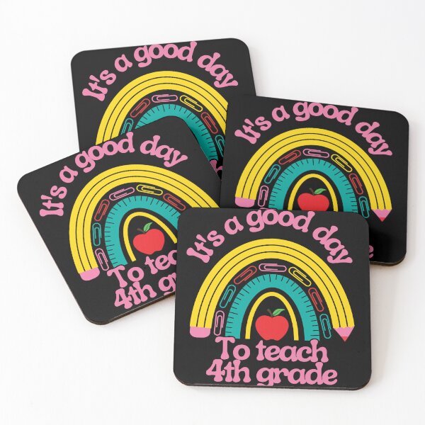 Item preview, IT'S A Good Day To Teach 4th Grade, Back To School, First Day Of School, Teachers, Students Sticker designed and sold by Dark-Matter02.