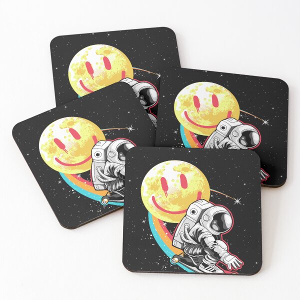 Item preview, Cosmic Glide: Astronaut's Serene Skating through Space designed and sold by Indianrocks.