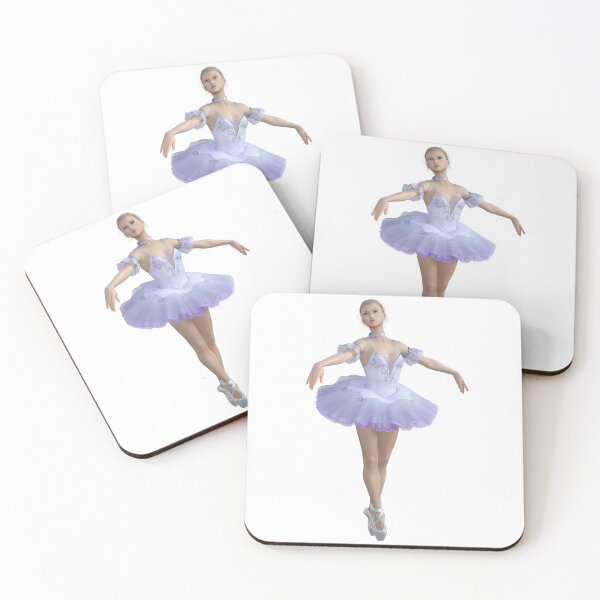 Item preview, Beautiful blonde ballerina on pointe in blue #01 designed and sold by AlluringVisions.