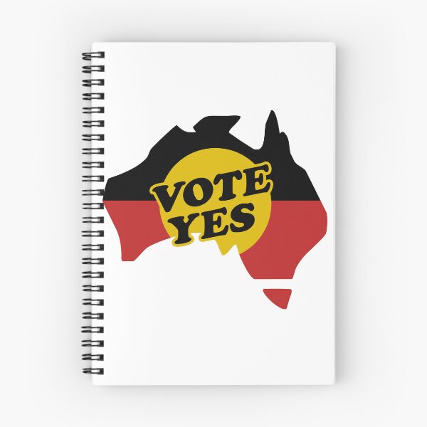 Item preview, Vote Yes to the Voice to Parliament Aboriginal Australia flag designed and sold by Dolphin Graphic.
