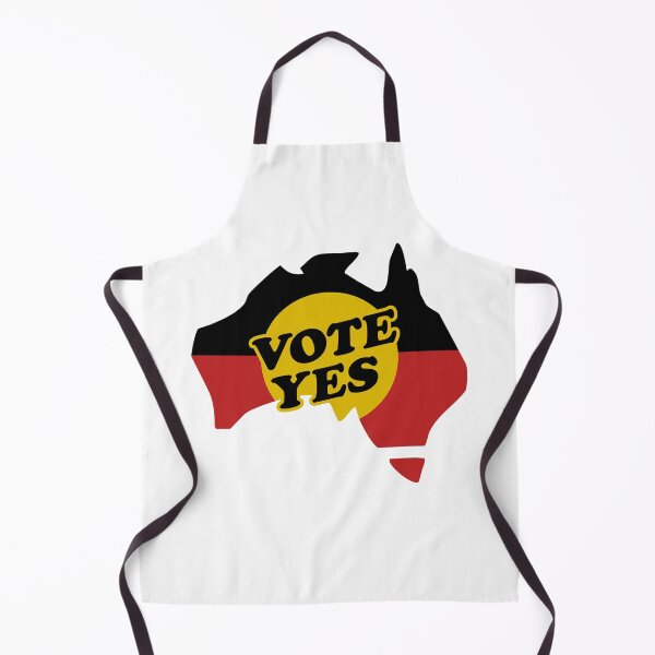 Item preview, Vote Yes to the Voice to Parliament Aboriginal Australia flag designed and sold by Dolphin Graphic.