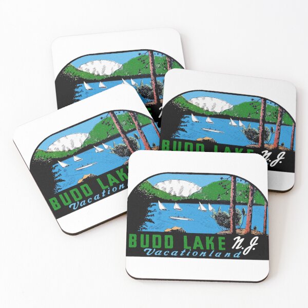 Item preview, Budd Lake New Jersey Vintage Travel Decal designed and sold by ZulmaKirpatrick.