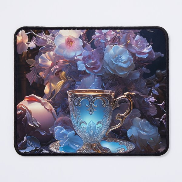 Item preview, Tea time and flowers Still life designed and sold by Art by Lilia.
