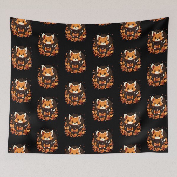 Item preview, Cute Woodland Fox in a Scarf, Cozy for Winter designed and sold by madtoyman.