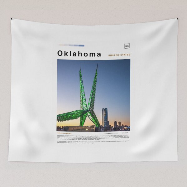 Item preview, oklahoma poster landscape designed and sold by paulrommer.