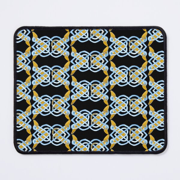 Item preview, Celtic yellow duck tracery designed and sold by Zamen.