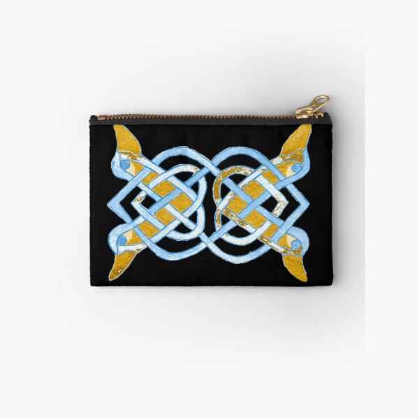 Item preview, Celtic yellow duck tracery designed and sold by Zamen.