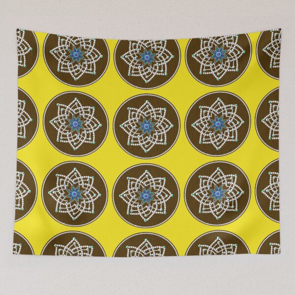 Item preview, Hridaya kamalam kolam/muggu/Rangoli - Wood grains Background designed and sold by ShreecreatE.