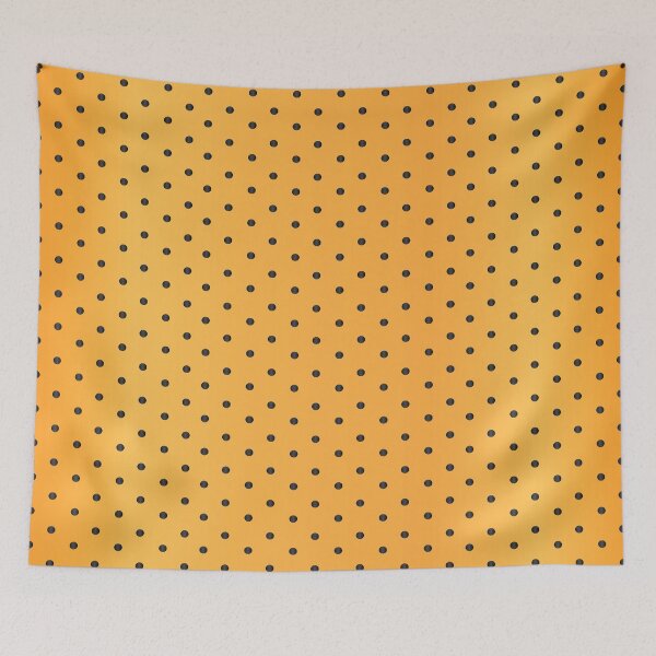 Item preview, Black Polka Dots and Golden Yellow designed and sold by DonnaSiggy.