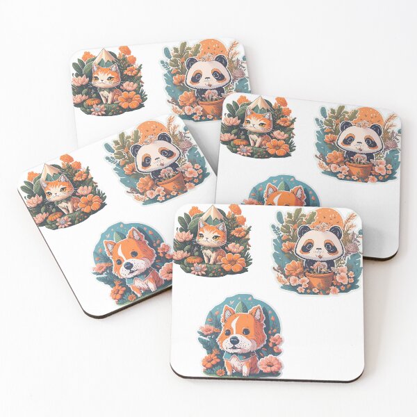 Item preview, Summer Camping: Animal Sticker Adventure designed and sold by ngness.