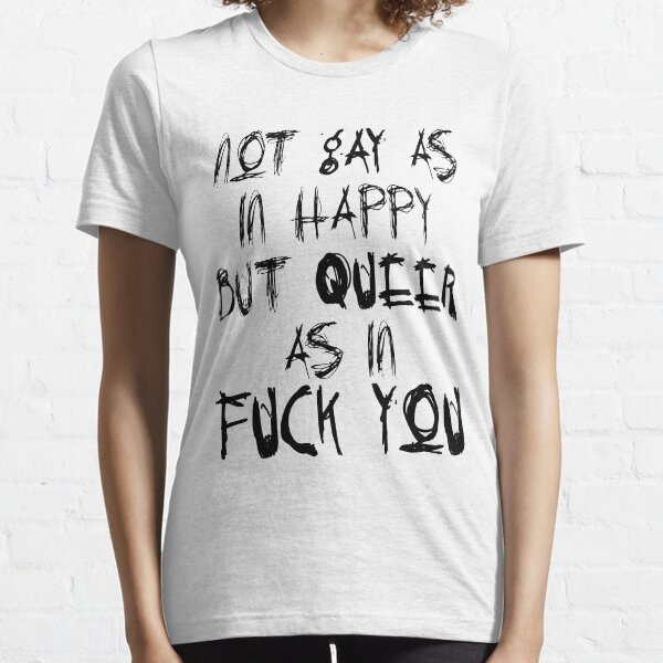 Artikel-Vorschau von Queer wie in FUCK YOU - Schwarzer Text, designt und verkauft von RoseCas.
