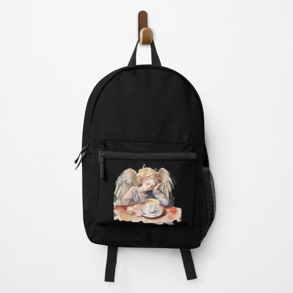 Item preview, Sleepy Angel Before Coffee Watercolor Style designed and sold by AnnaMDesign.