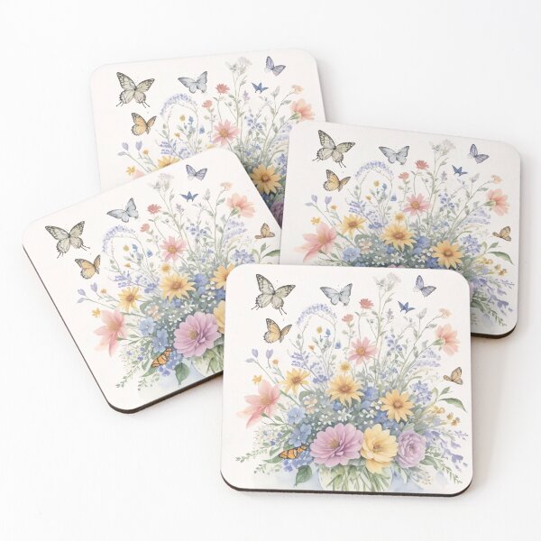 Item preview, Botanical Ecstasy 8: Flowers, Herbs and Butterflies designed and sold by RabbitPrints.