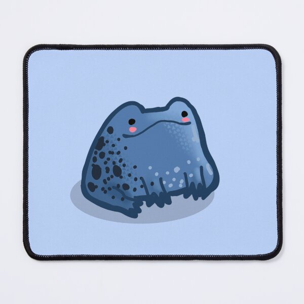 Item preview, chunky blue poison dart frog designed and sold by FlowMinnow.