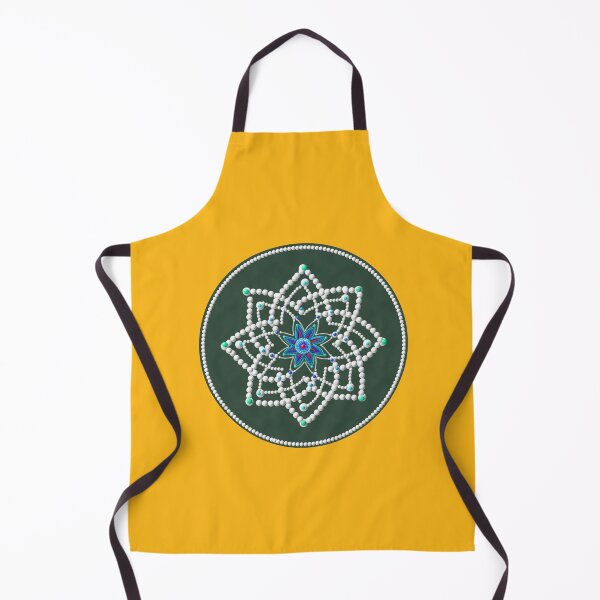 Item preview, Hridaya kamalam kolam/muggu/Rangoli - Green Background designed and sold by ShreecreatE.