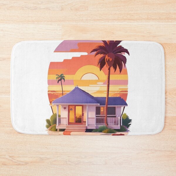 Item preview, California house with sunset designed and sold by Majkel & Majkel.