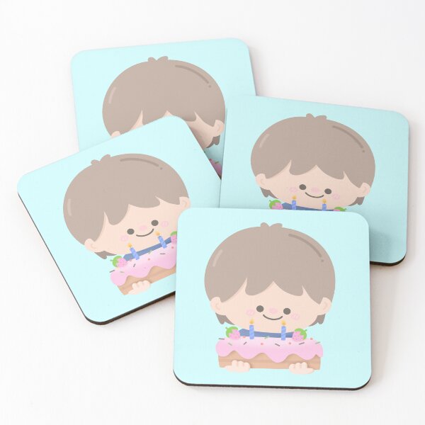 Item preview, Boy with birthday cake designed and sold by nuchz.