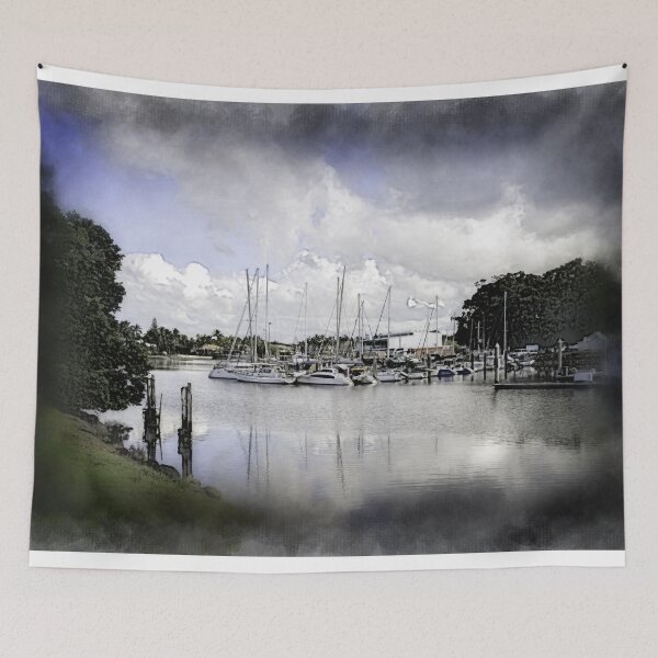 Item preview, Tweed River Quiet Spot designed and sold by KGSPhotoArt.