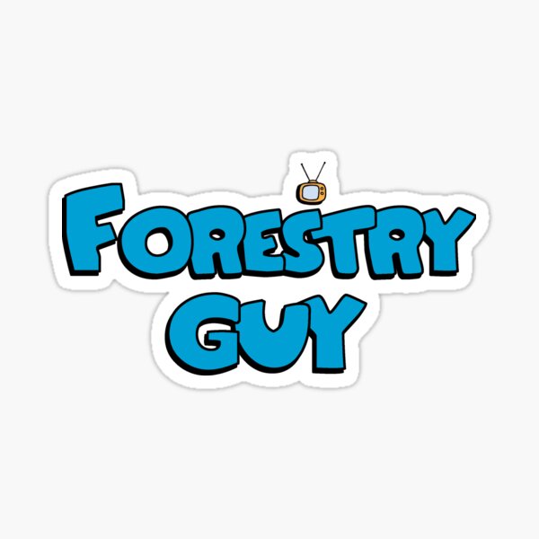 Il semble aujourd'hui que tout ce que vous voyez, ce sont des gens qui manient des tronçonneuses et grimpent sur des arbres Sticker
