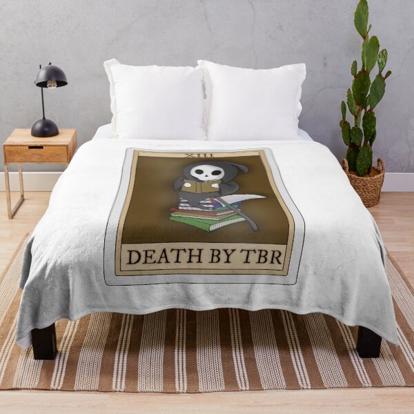 Item preview, Death by TBR (bookish tarot card collection) designed and sold by Becky-Marie.
