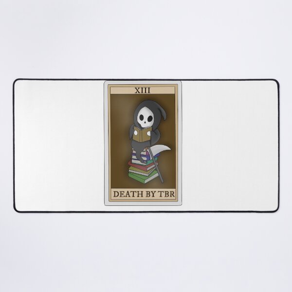 Item preview, Death by TBR (bookish tarot card collection) designed and sold by Becky-Marie.
