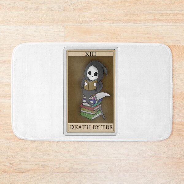 Item preview, Death by TBR (bookish tarot card collection) designed and sold by Becky-Marie.