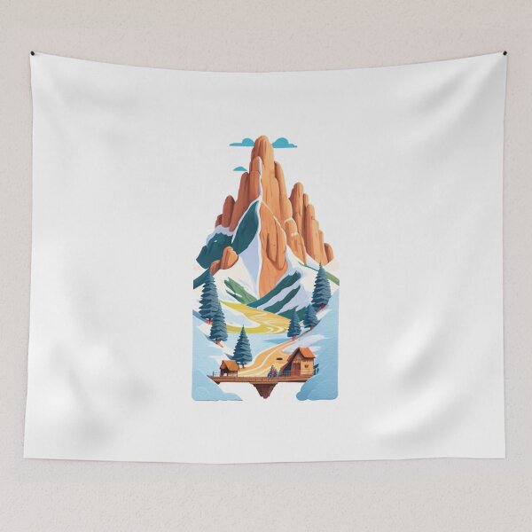 Item preview, moutains in winter designed and sold by Majkel & Majkel.