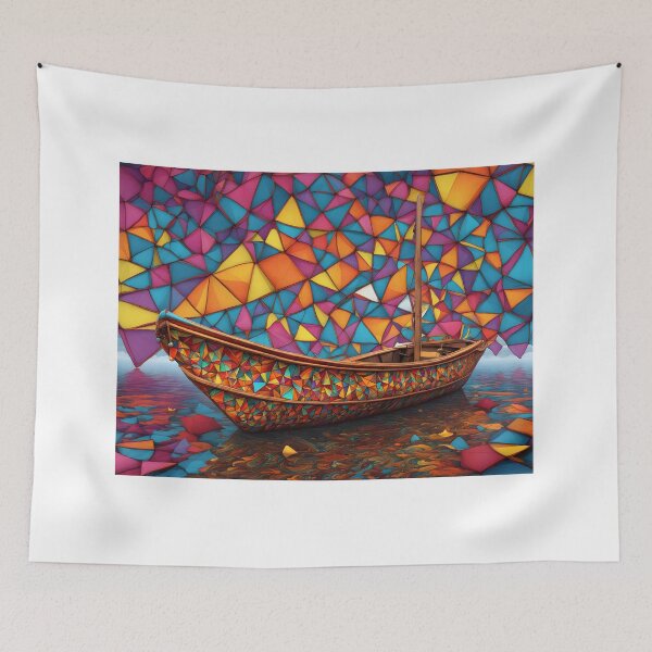 Item preview, Geometric fractals Boat designed and sold by Everythingstakn.