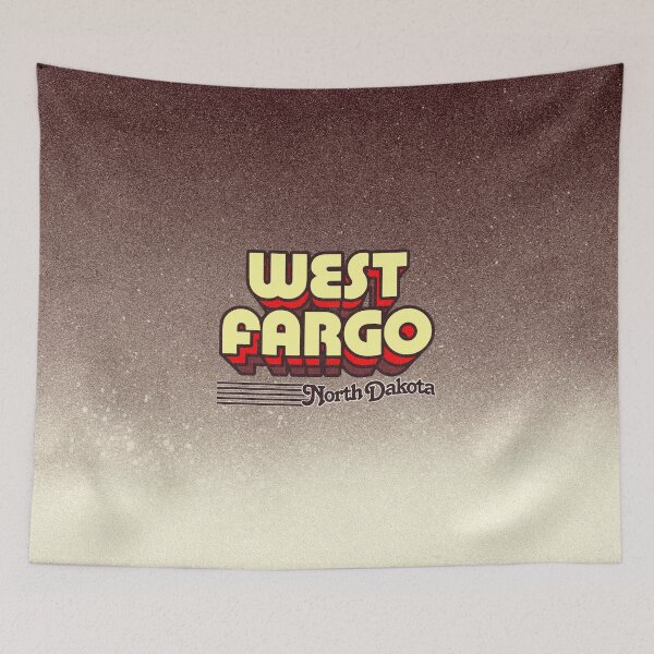 Item preview, West Fargo, North Dakota | Retro Stripes designed and sold by retroready.