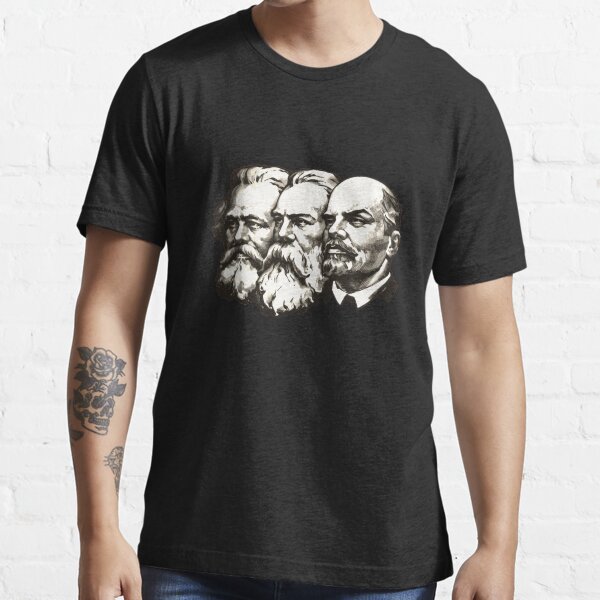 Vista previa del artículo con la obra «Marx, Engels y Lenin», diseñado y vendido por JOHCARRILL.
