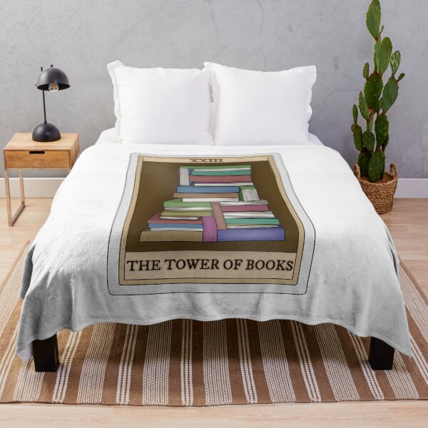 Item preview, Tower of books (bookish tarot card collection) designed and sold by Becky-Marie.