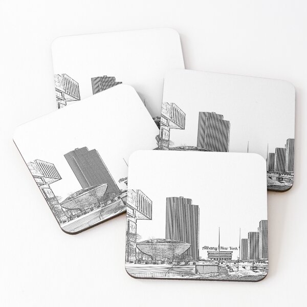 Item preview, Albany, New York - Albany Skyline - Empire State Plaza  designed and sold by leemcnut.