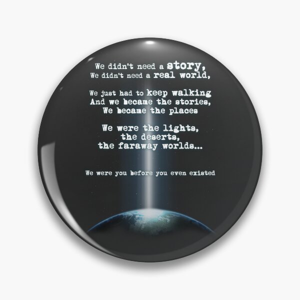 Item preview, M83 'Intro' Inspired Earth and Space Quote designed and sold by charliehsmith.