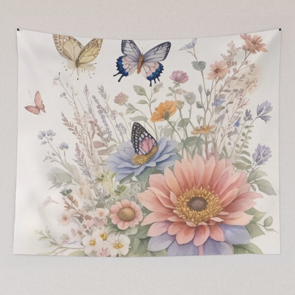 Item preview, Botanical Ecstasy 10: Flowers, Herbs and Butterflies designed and sold by RabbitPrints.