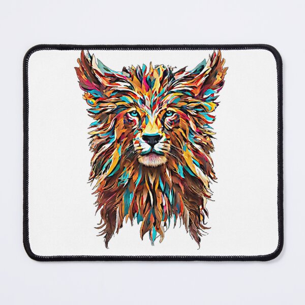 Item preview, The vector artwork of the colorful animal leaped off the canvas, capturing the vibrant essence of natural in stunning detail. designed and sold by Best-Art-32.